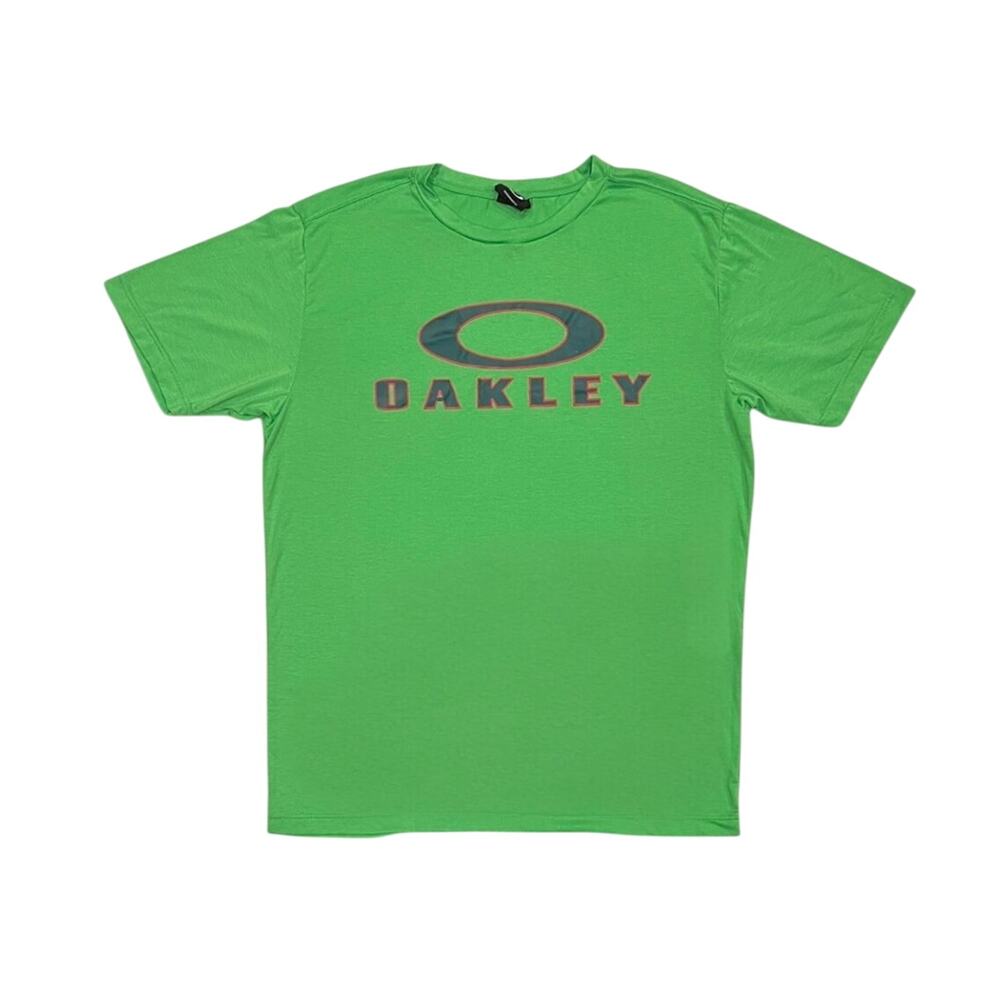 ★ Oakley Logo Bright Green Sportswear T-Shirt ★